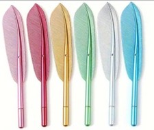 Feather Design Black Gel Pens