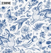 4 x delft blue & White/ Easter