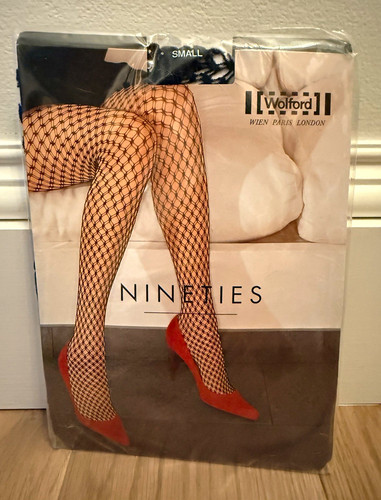 Wolford nineties black fishnet - nineties,