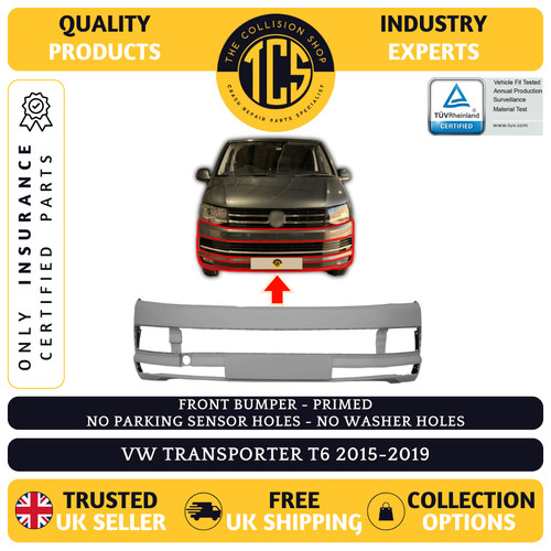 Front bumper primed vw - front,