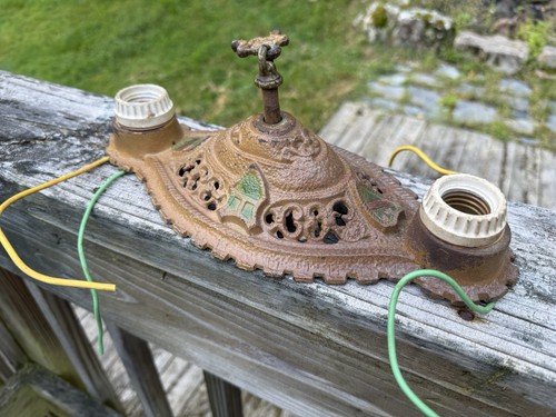 Antique cast iron flush - antique,