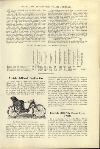 1903 paper car auto article - 1903,
