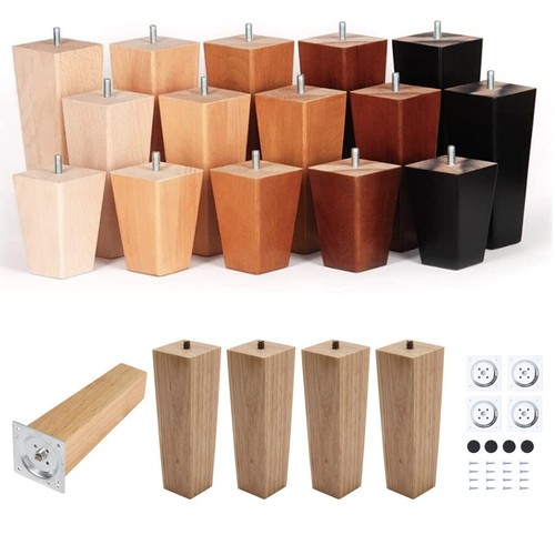 Square soild wood furniture - 4x,