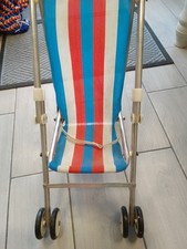 Vintage foldable red, white