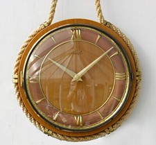 Vintage 23cm Kienzle Wall Clock - German Retro Mid Century Roped Clock Gift