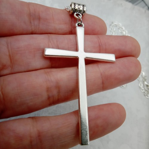 Large cross necklace big - cross,