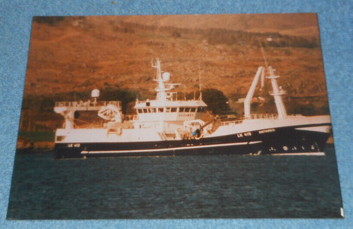 Vintage scottish fishing boat - scottish,
