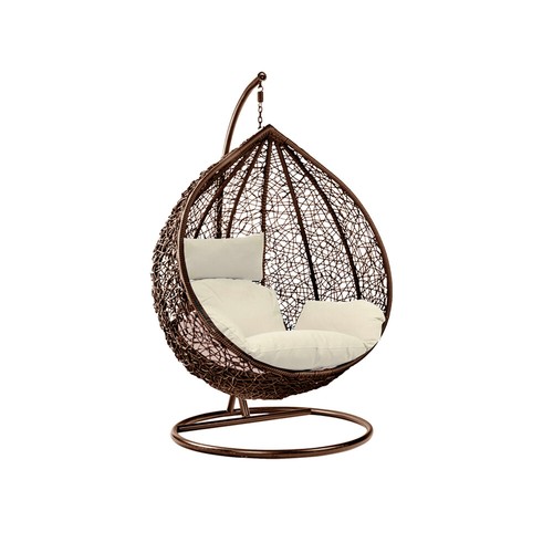 Rattan swing egg chair - chair, garden