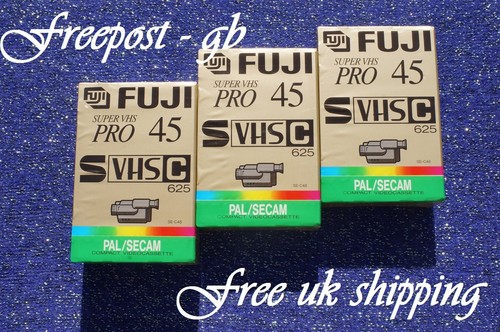 Fuji super vhs c - 3, x
