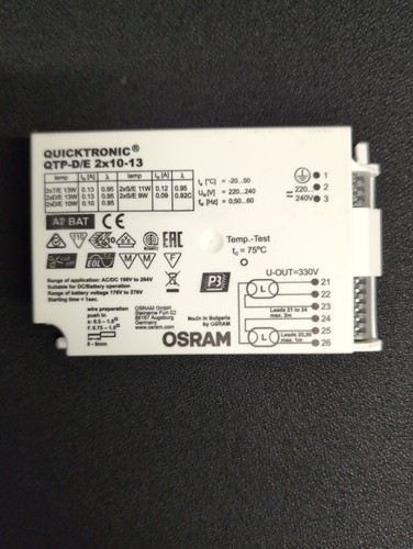 Osram qtp 2x10 13 - qtp-d/e, 2x10-13