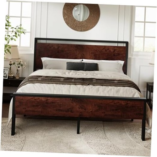 Size platform bed frame with - platform,