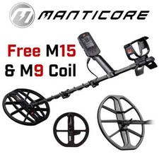 Minelab Manticore Metal Detector + free M15" And M9 coils