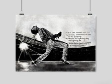 FREDDIE MERCURY POSTER PRINT