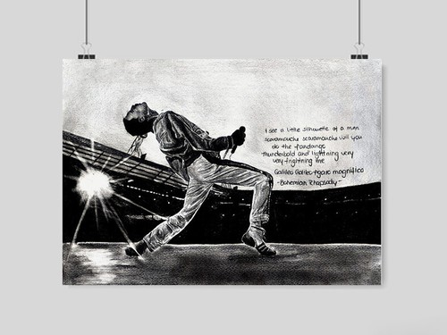 Freddie mercury poster print - poster,
