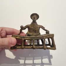 Genuine Old African cast brass