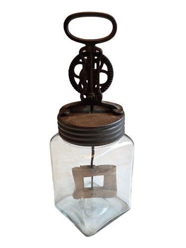 Hand operated butter churn - hand-operated,
