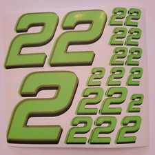 Lime Green red/blk  #2's