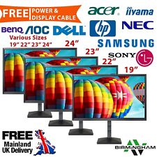 Cheap Computer Monitor 19" 20" 22" 23" 24" 27 TFT PC VGA Flat Screen HD
