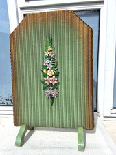 VINTAGE ART DECO LLOYD LOOM BARBOLA FIRE SCREEN c 1930s