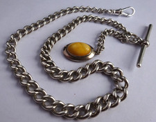 Antique solid silver pocket