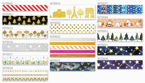 Foil washi tapes stock - uk,