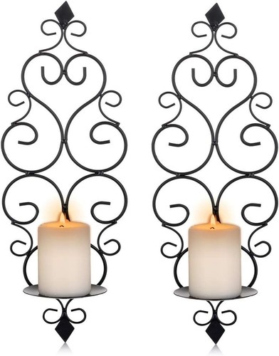 Sziqiqi iron wall candle - iron,