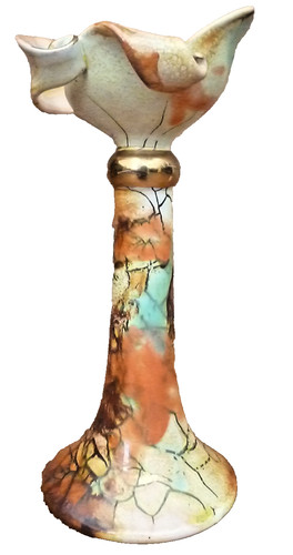 Vintage art pottery - art, goblet