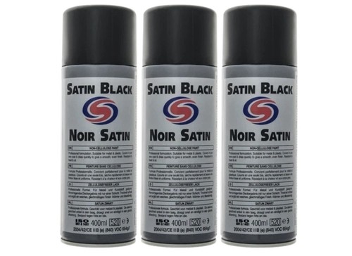 Satin black spray - satin,