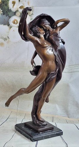 Tall bronze marble art - bronze,