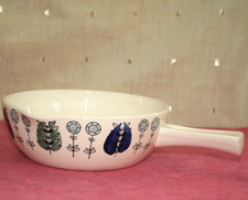 VINTAGE 1960S / 70S, EGERSUND, CERAMIC LIPPED PAN, MILK SAUCEPAN, NORWAY