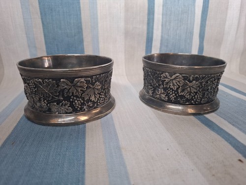 Two vintage silver - two, wine
