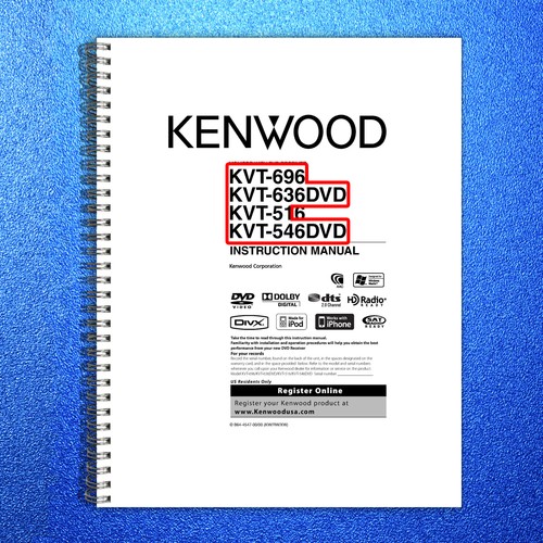 Kenwood kvt 696 636dvd 516 - kenwood,