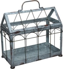 Esschert Design ZB21 Greenhouse with Lockable Lid, Plant House, Iron/Glass with