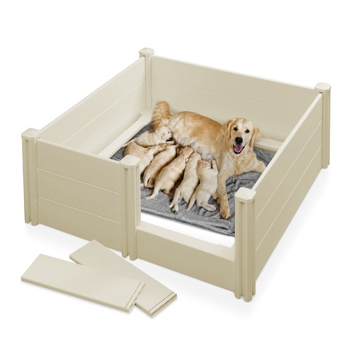 Dog whelping box - box, with