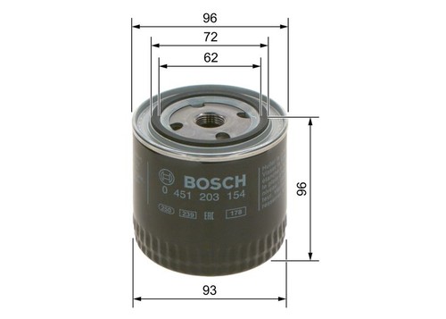 Bosch 0451203154 oil filter - bosch,