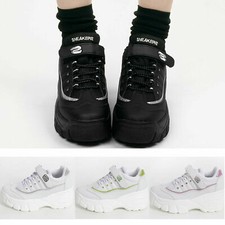 Women Platforms Shoes Chunky Sneaker Comfort Cheerleader Sneakers 2.7 inches