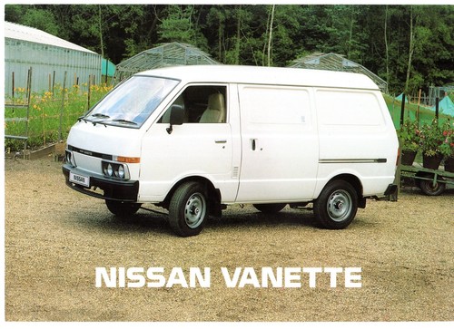 Nissan vanette van 1985 1986 - nissan, 1985-1986