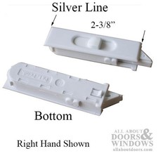 White Slide-In Plastic Tilt