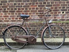 Vintage Raleigh Superbe Tourist Bicycle Restoration Wall Art Prop Spares London