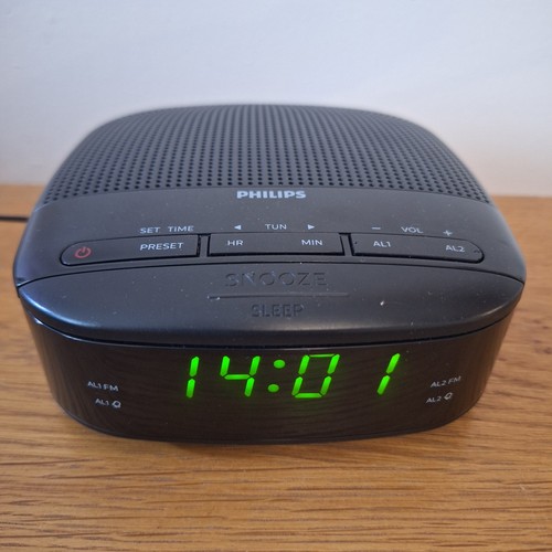 Philips tar3205 black clock - philips,