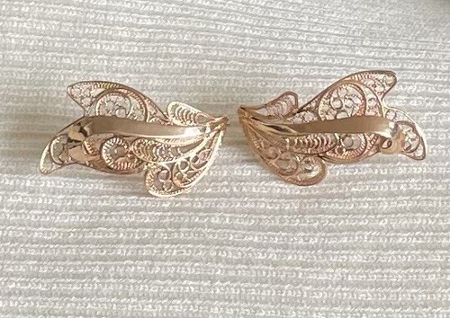 Large vintage style filigree - vintage,