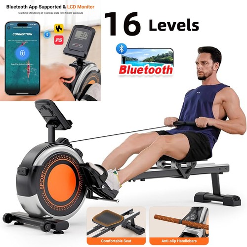 Bluetooth lcd magnetic rowing - bluetooth,