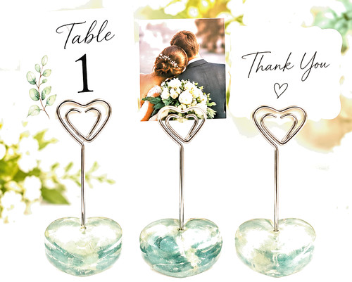 Set heart shaped photo - shaped,