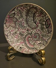 Weatherby Hanley Royal Falcon Ware Vintage Paisley Pattern Drilled Plate/Dish