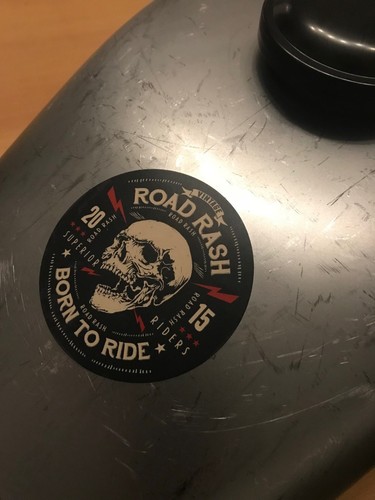 Motorcycle decal sticker - 2x,