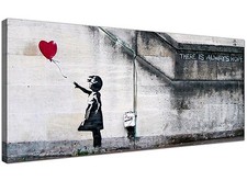 Large Banksy Balloon Girl