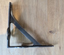 Cast iron shelf brackets 16cm penny gallows antique Victorian industrial style