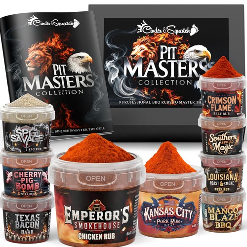 Pit masters bbq rubs 9 - bbq, –