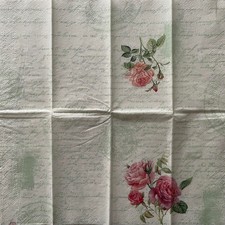 3 paper napkins 21x21cm for