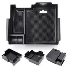 Fit Ford Explorer 2011-2017 Console Armrest Storage Bin Box Tray Container Black